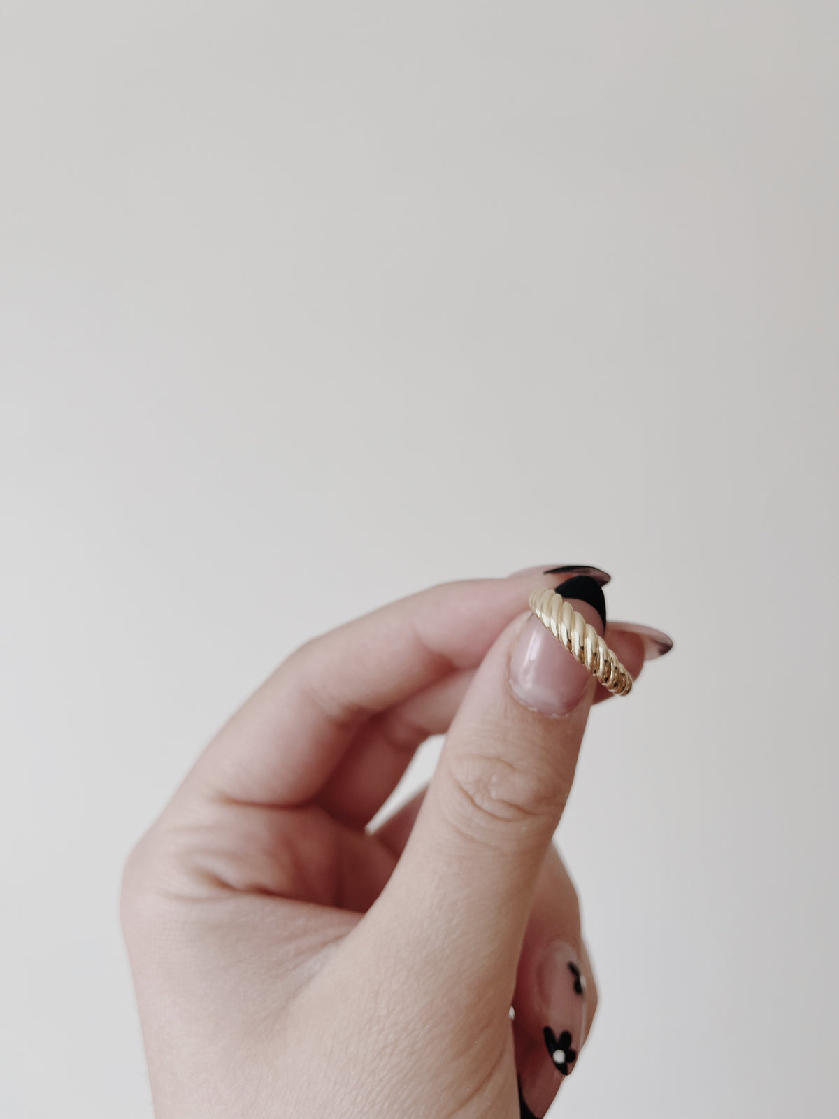 10k Gold Croissant Ring