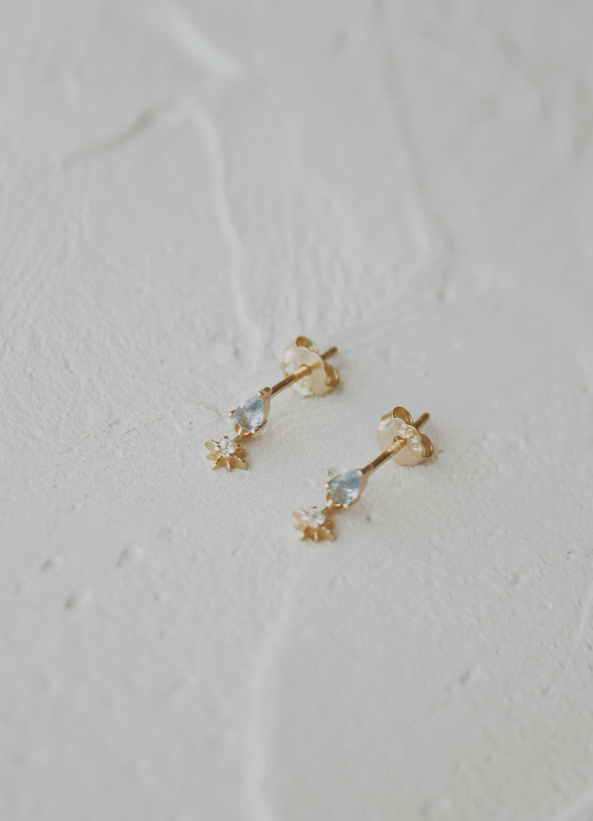 Space Drops Stud Earrings