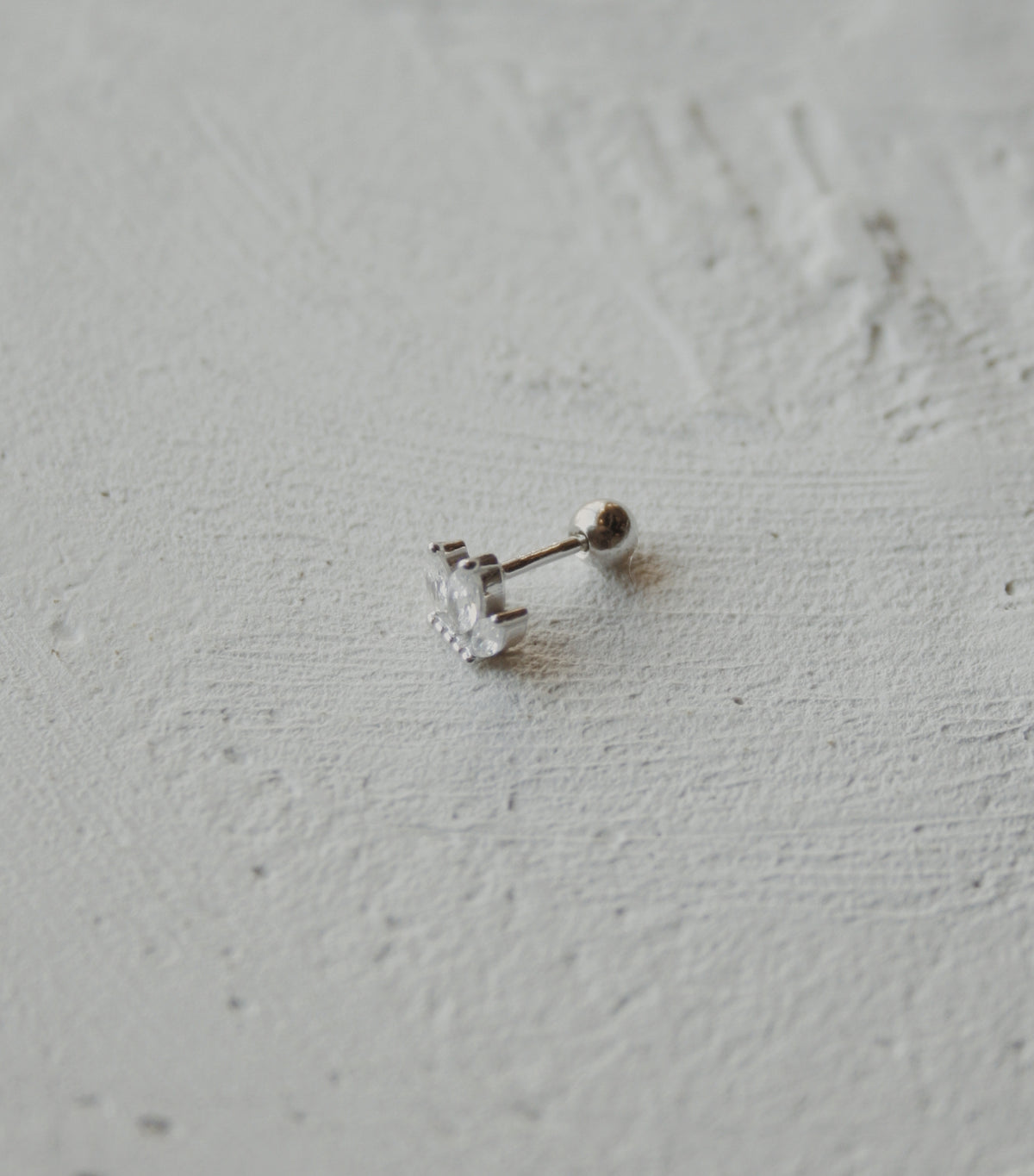 Marquise Petal Cartilage Stud Earring