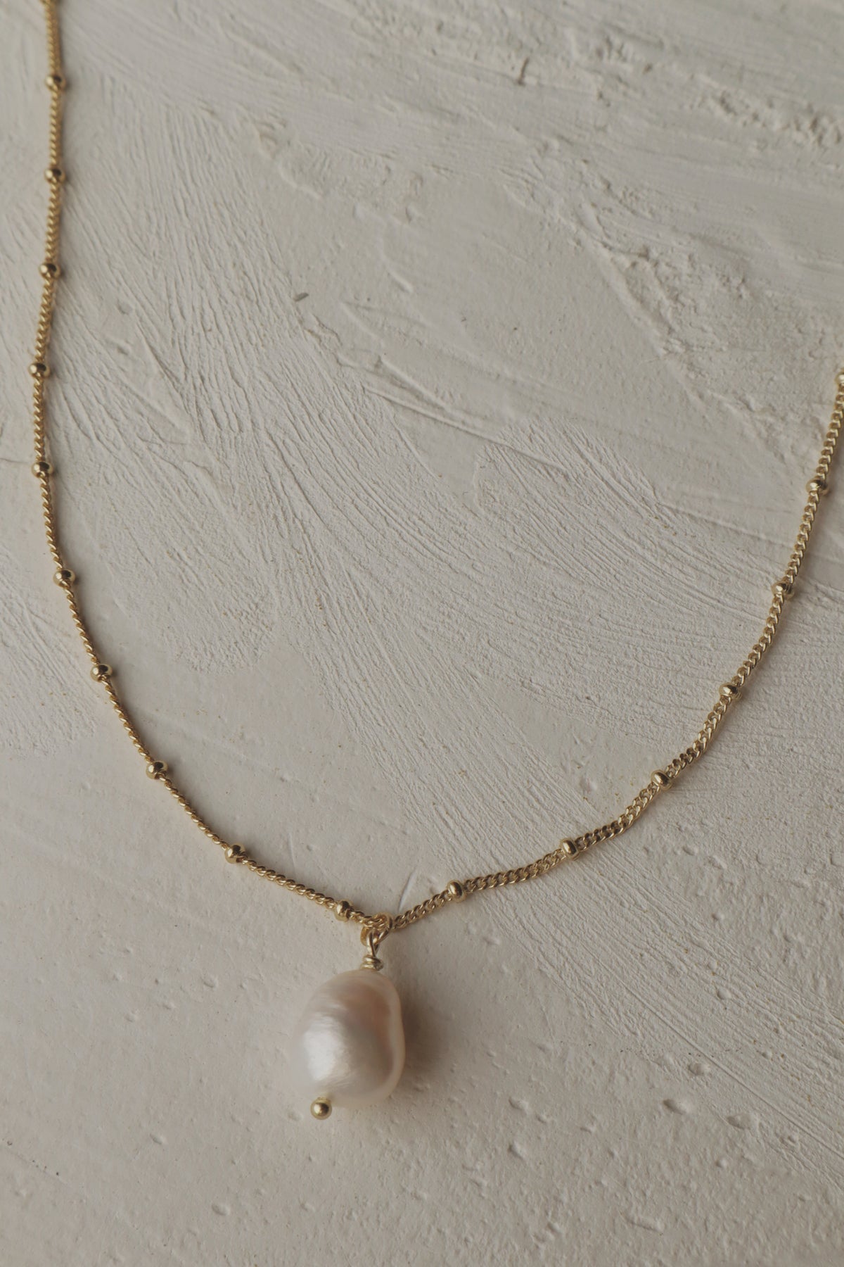 Sinclair Pearl Necklace- Vermeil