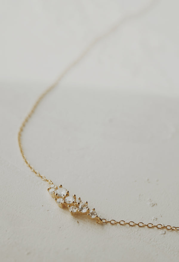 Winona Cluster Necklace