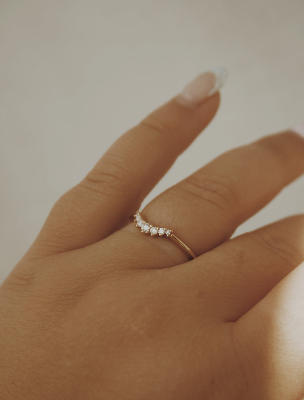 Polly Contour Wedding Ring