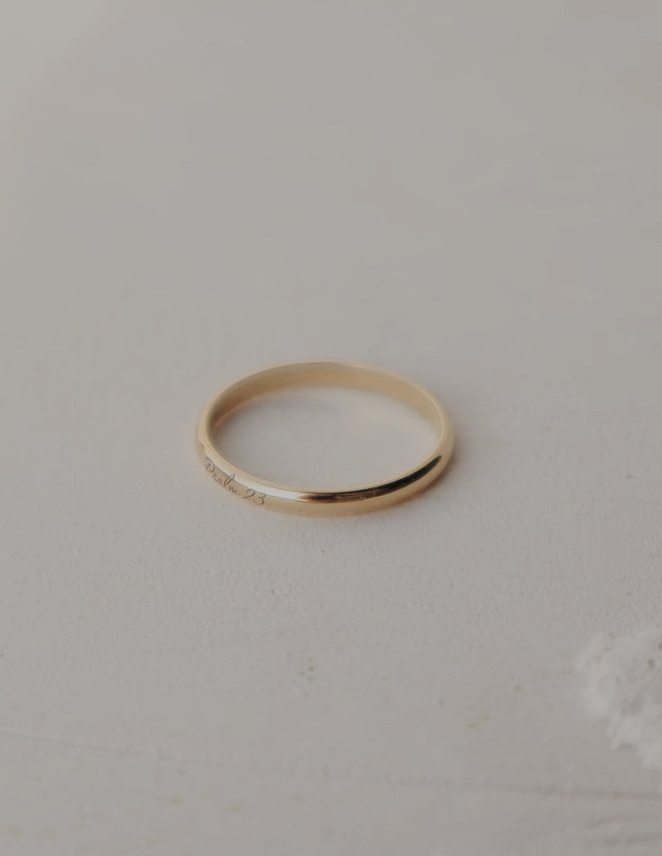 10k Psalm 23 Ring