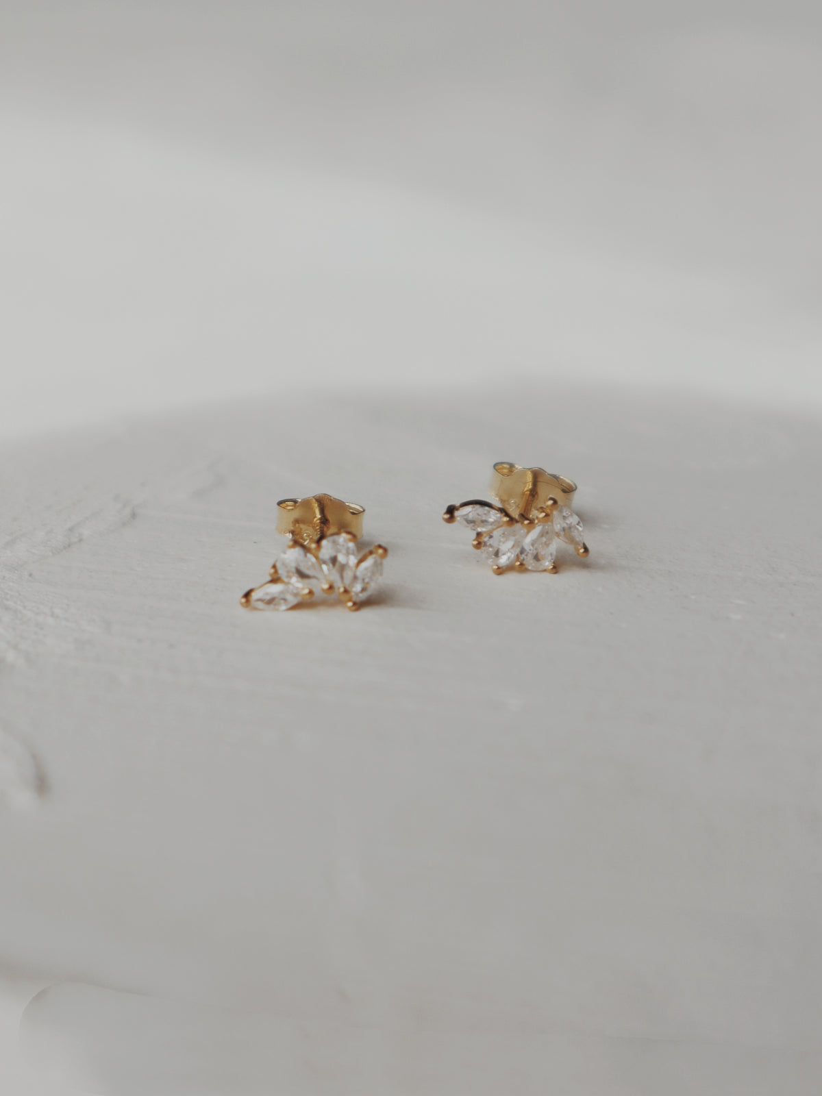 Marquise Petal Stud Earrings