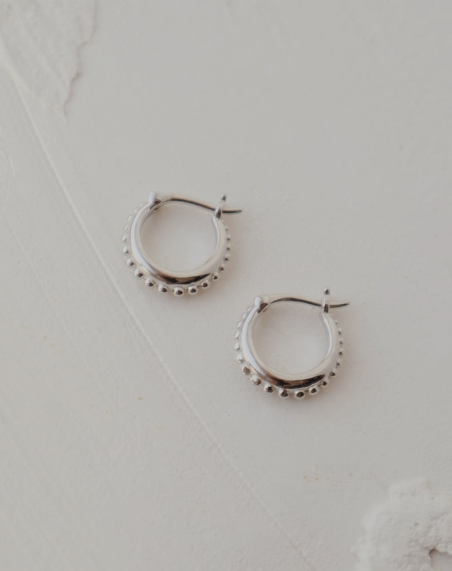 Taya Huggie Hoop Earrings