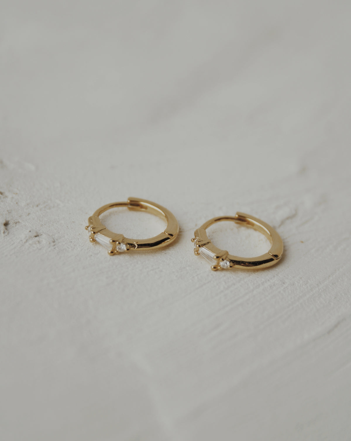 Rayna Huggie Hoop Earrings