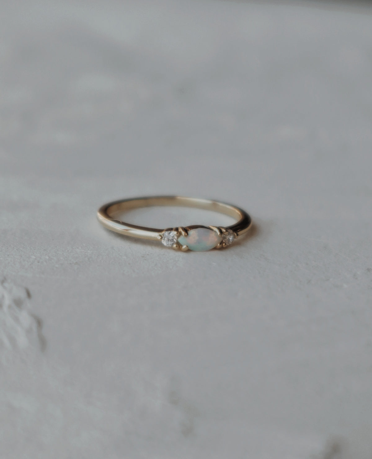 Vermeil Opal Ring