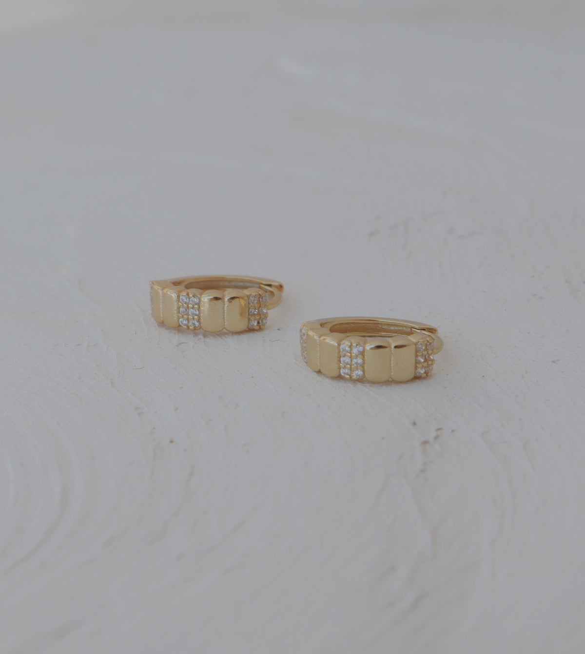 Sibyl Huggie Hoop Earrings