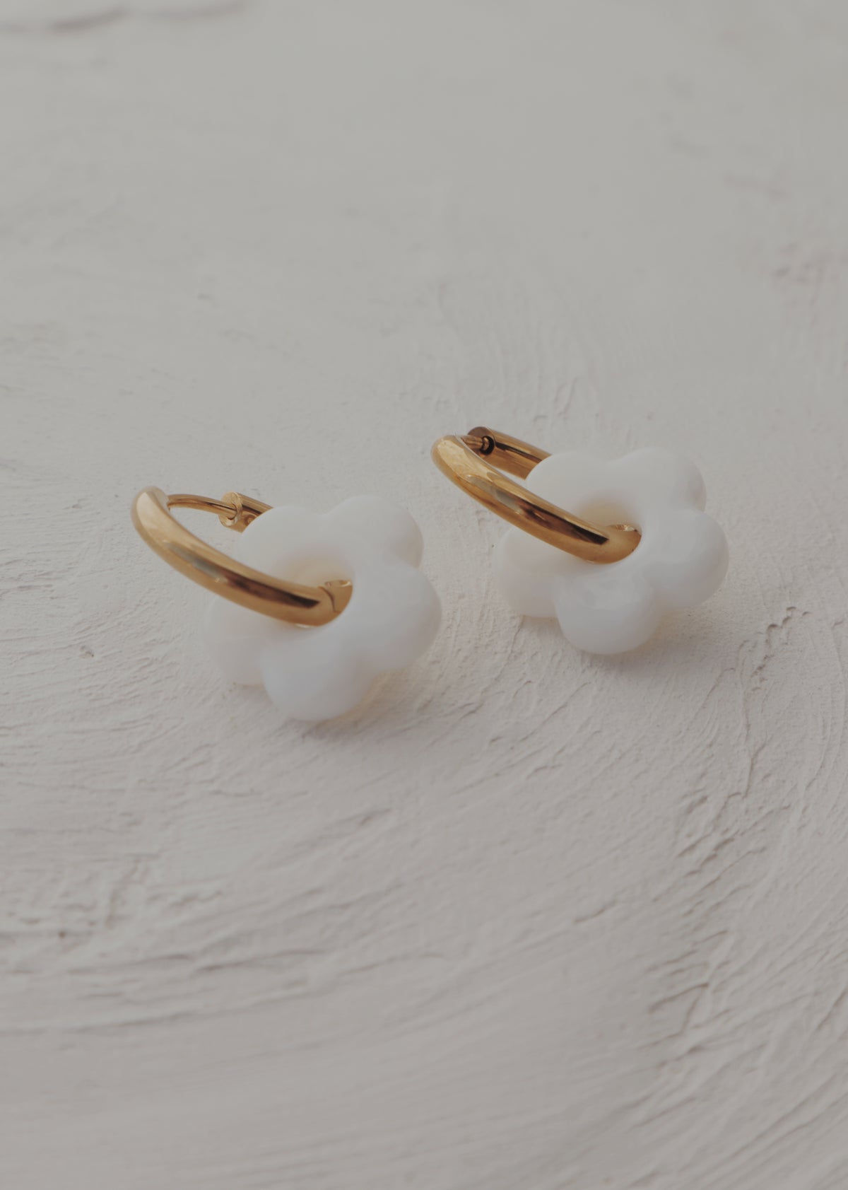 Sugar Cookie Huggie Hoop Earrings