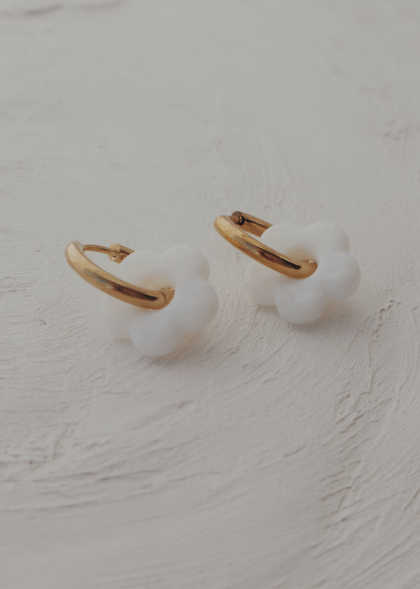 Sugar Cookie Huggie Hoop Earrings