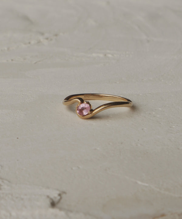 10k Mara Pink Sapphire Ring