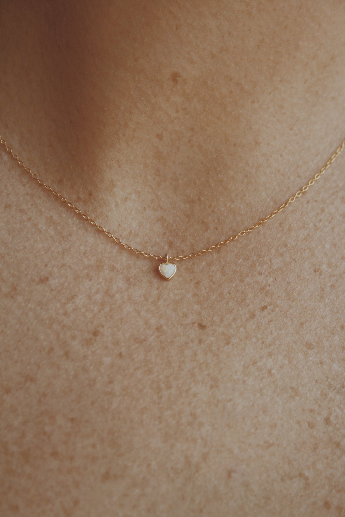 Sweet Pea Opal Necklace
