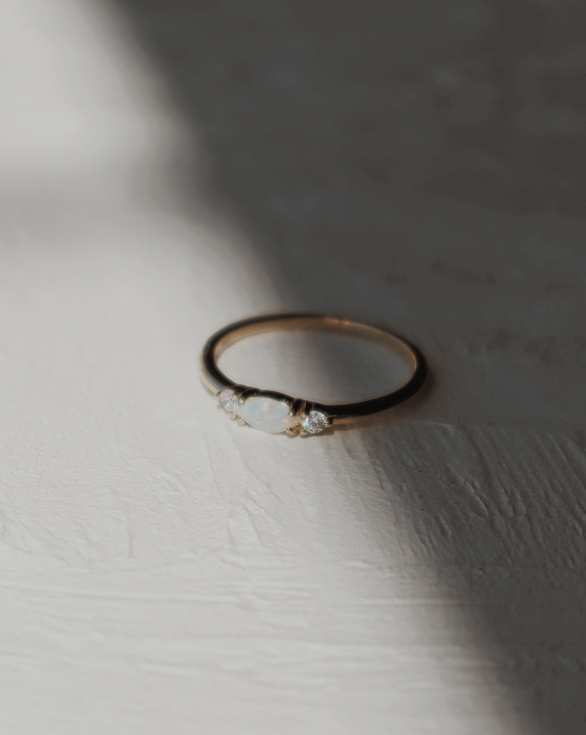 Vermeil Opal Ring