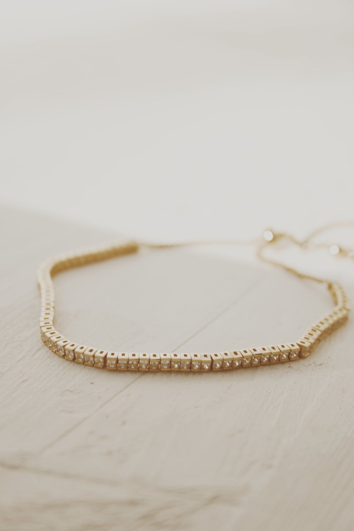 Blythe Baguette Tennis Bracelet- Vermeil