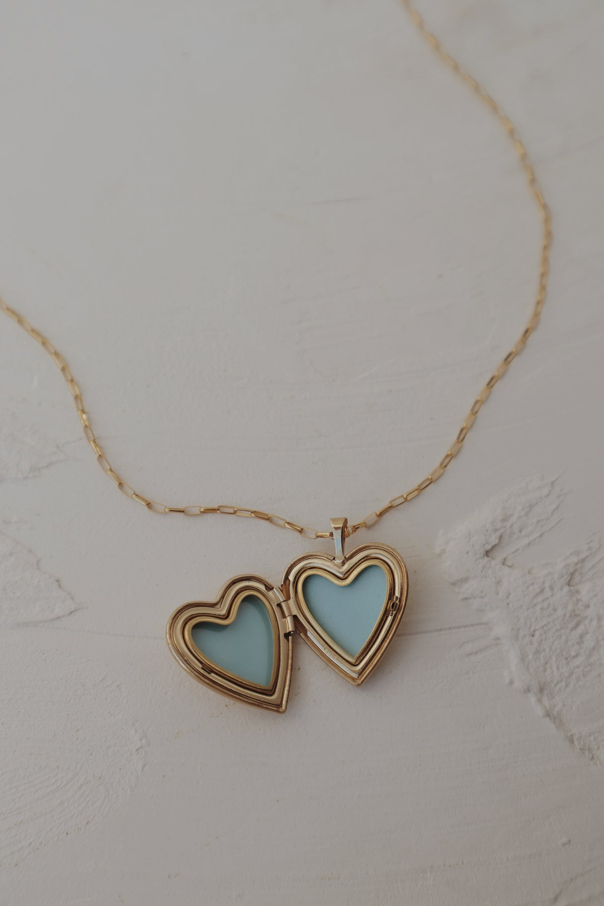 Lyla Heart Locket Necklace - Gold-Filled