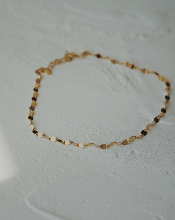 Sparkle Chain Vermeil Anklet