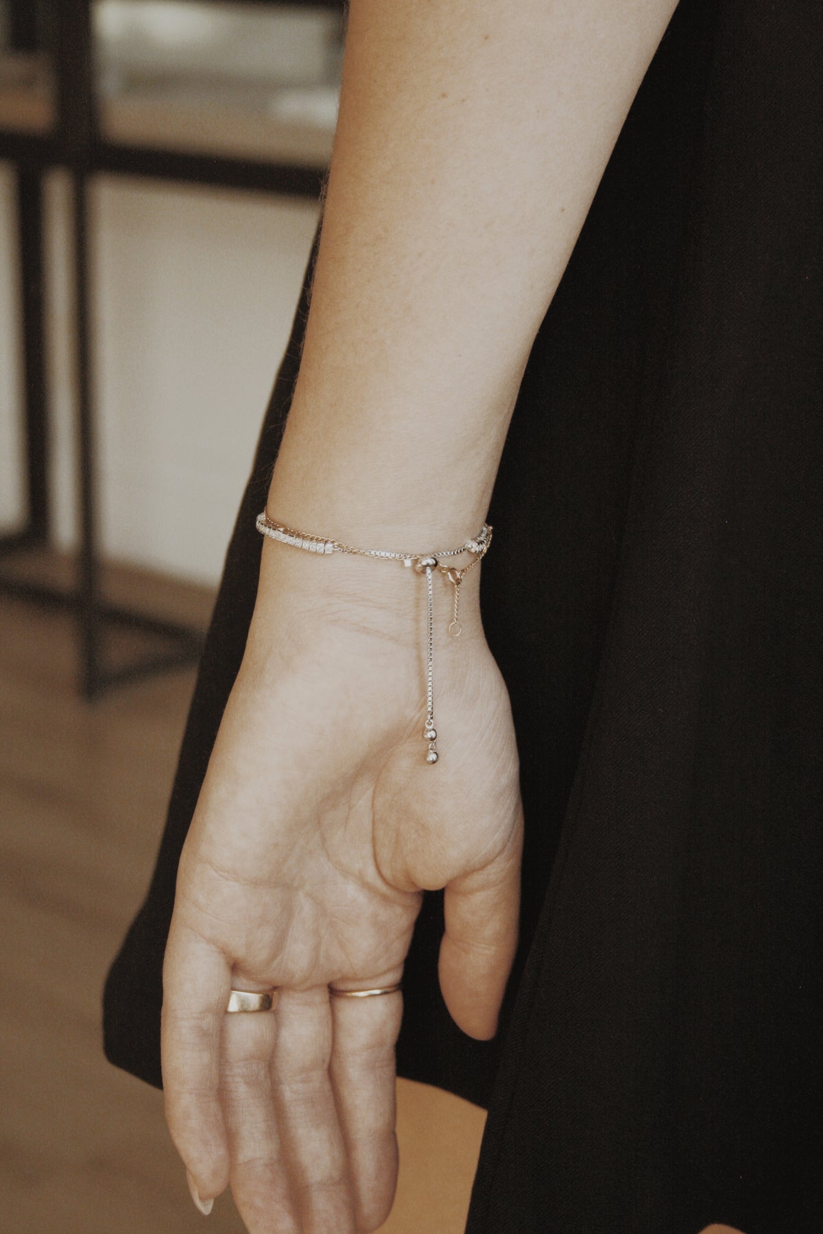 Blythe Baguette Tennis Bracelet- Vermeil