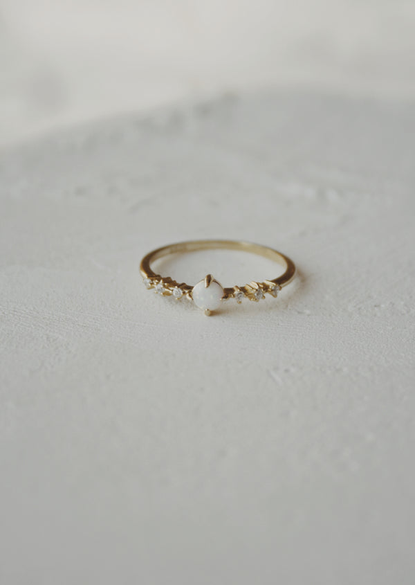 Stardust Opal Ring
