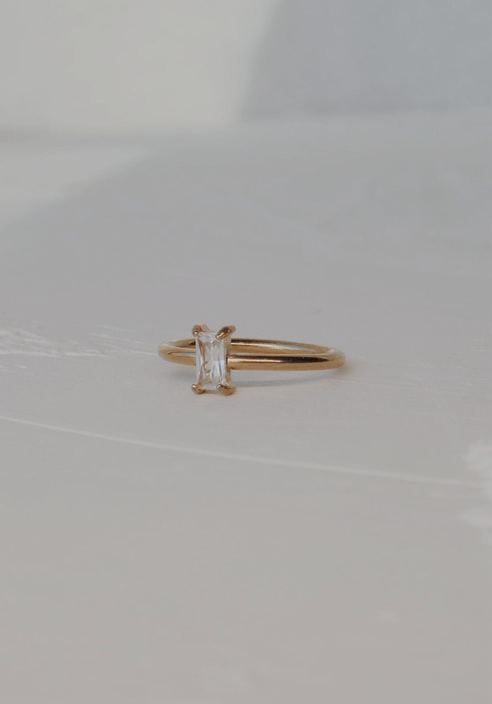 Azuriah Ring in Clear