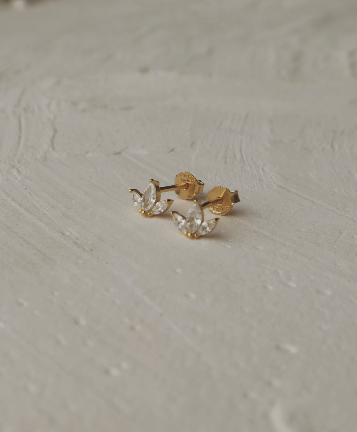 Marquise Fleurette Stud Earrings