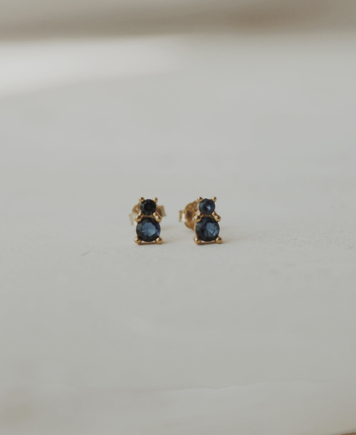 Arya Sapphire Stud Earrings