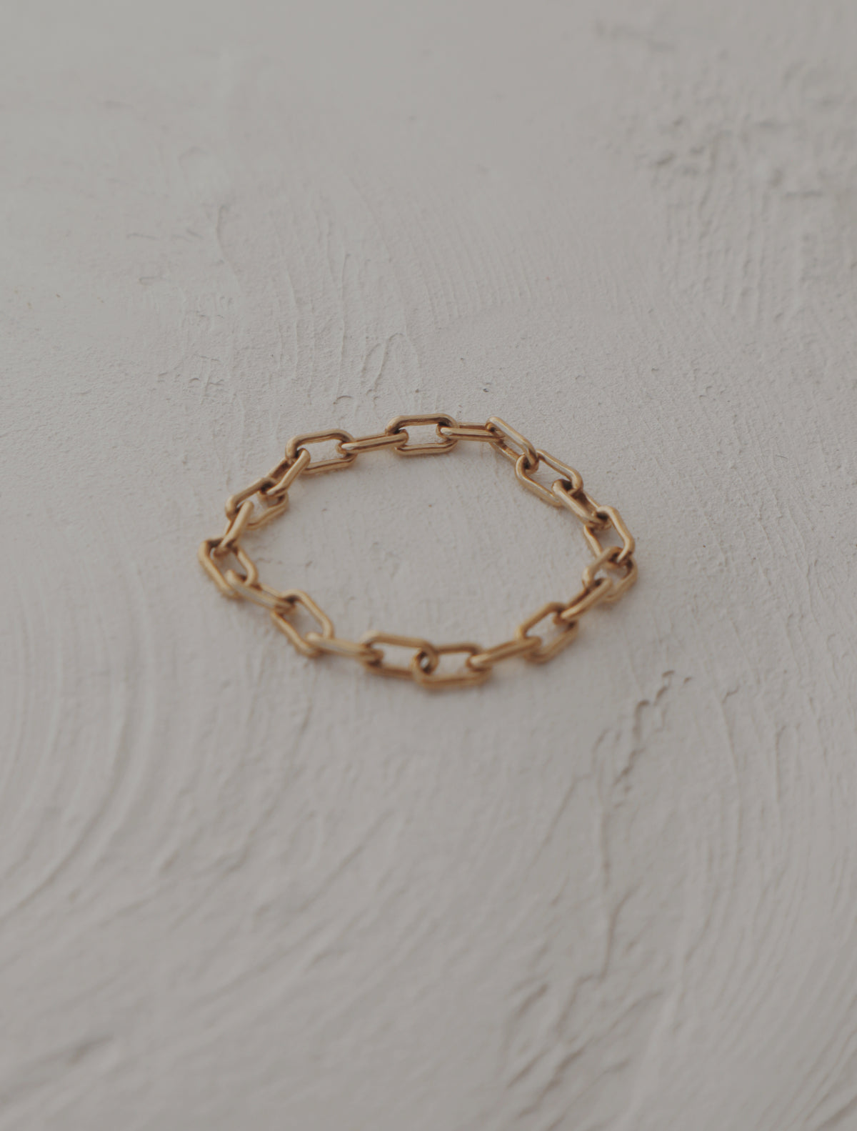 Gold Filled Paperclip Ring