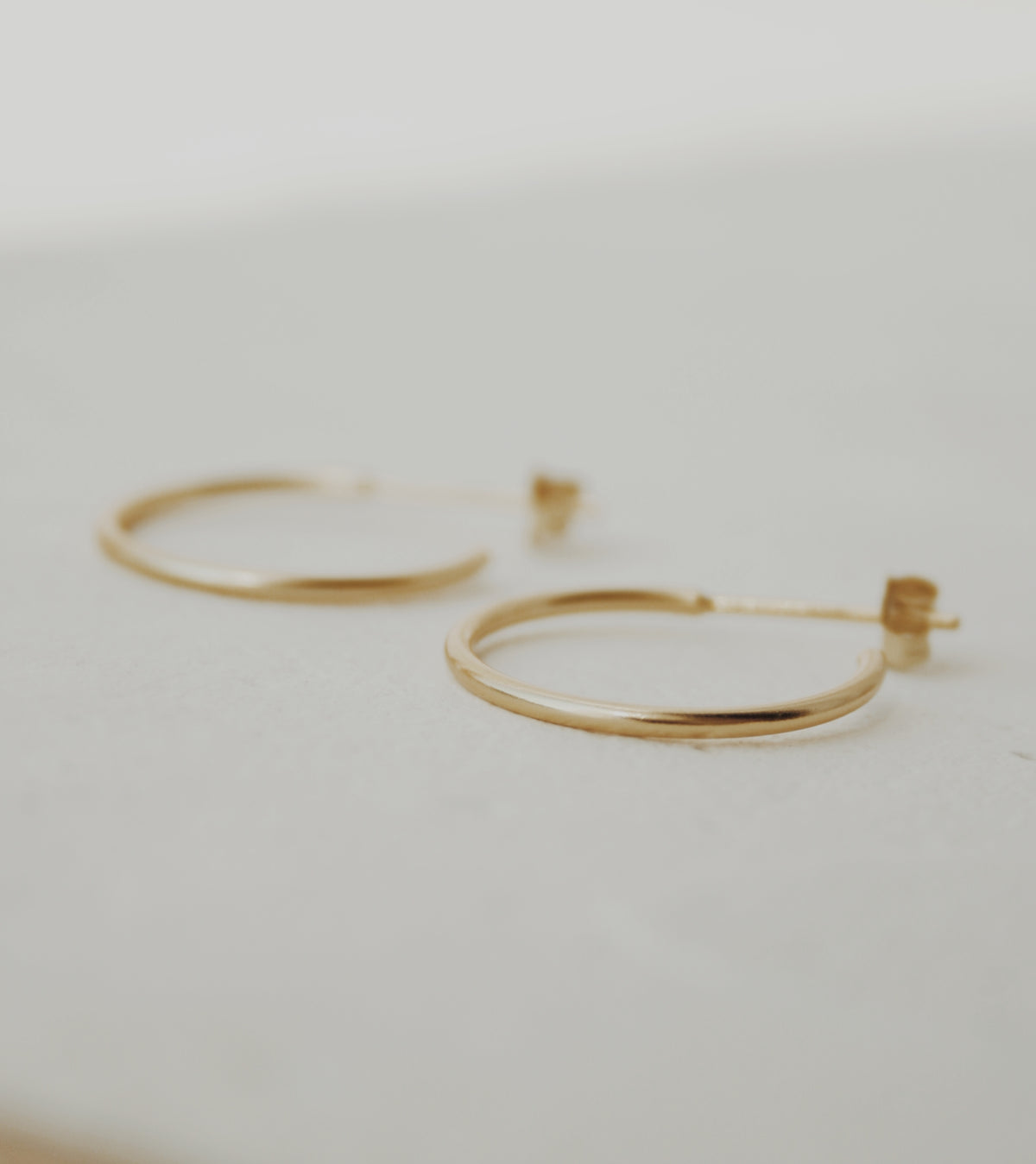 Mariah Half Hoop Stud Earrings