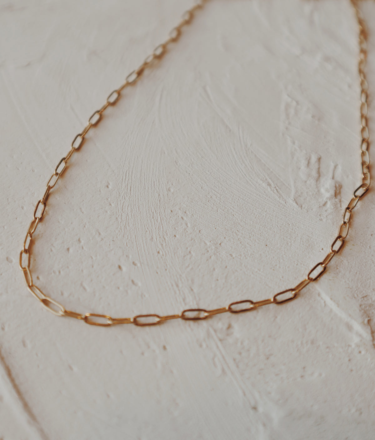 Aubrey Paper Clip Chain Necklace