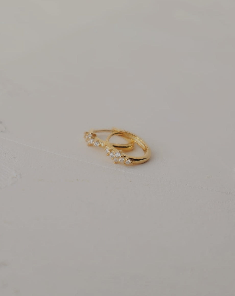 Stella Huggie Hoop Earrings