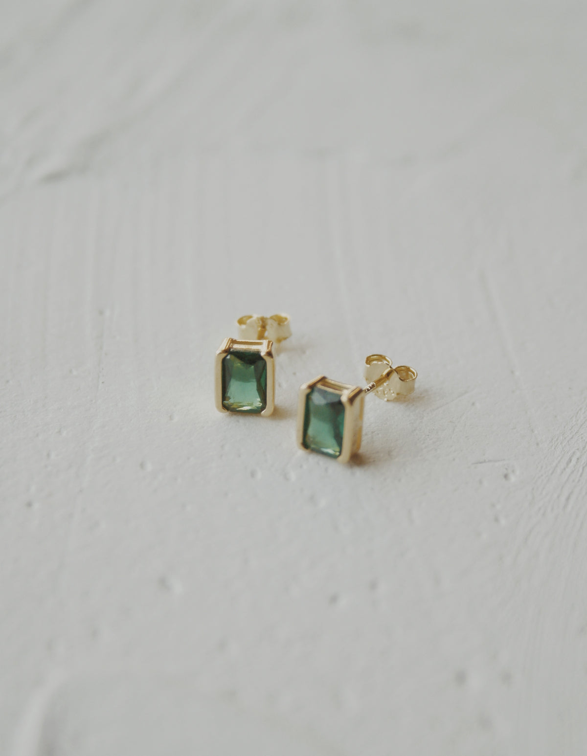 Amaya Emerald Stud Earrings