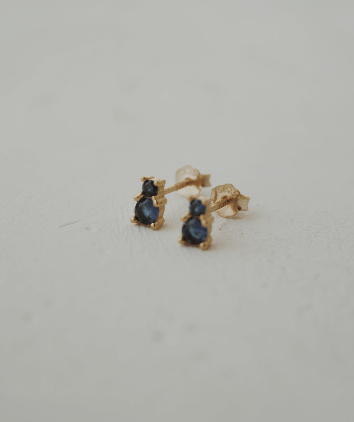 Arya Sapphire Stud Earrings