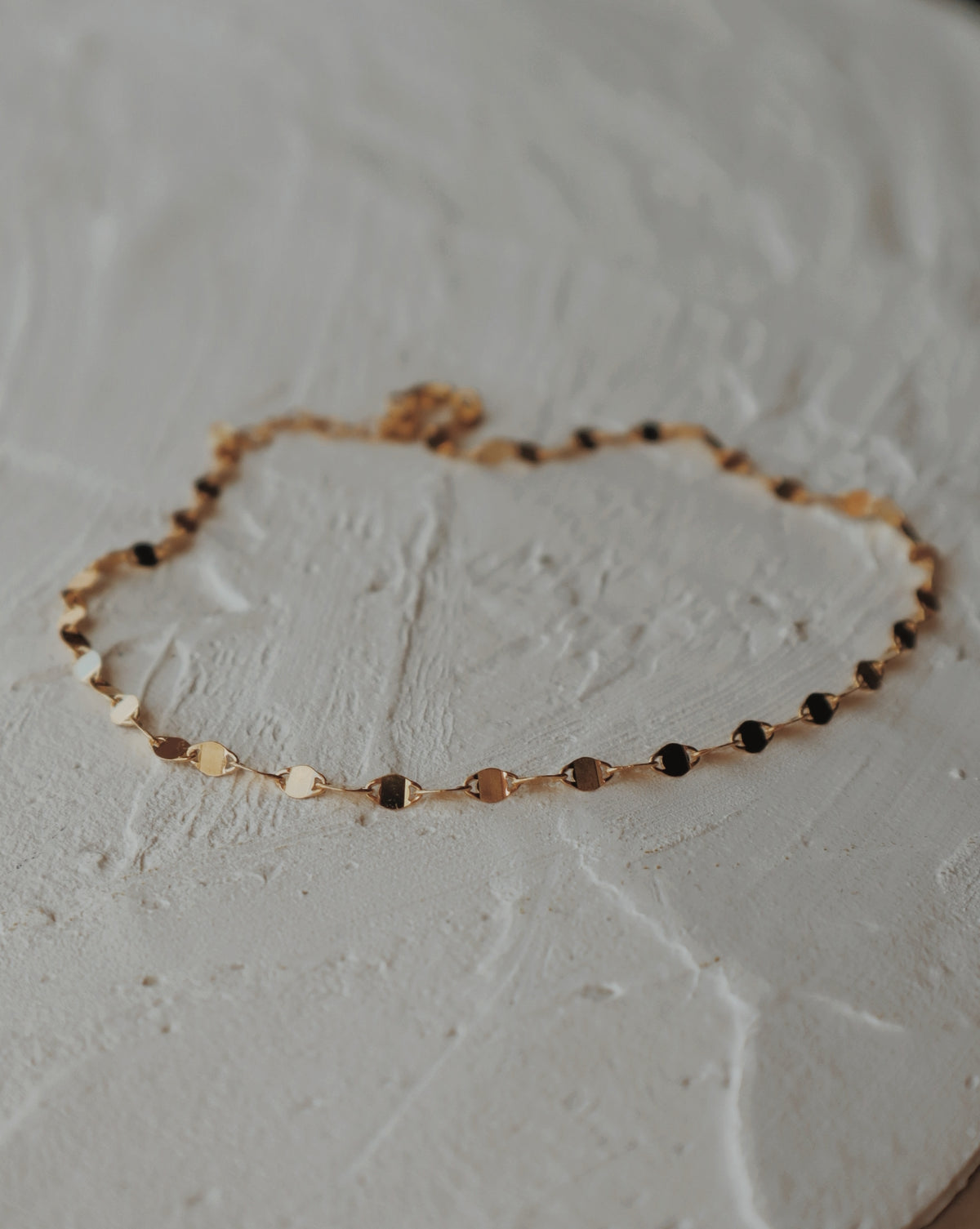 Sparkle Chain Vermeil Anklet