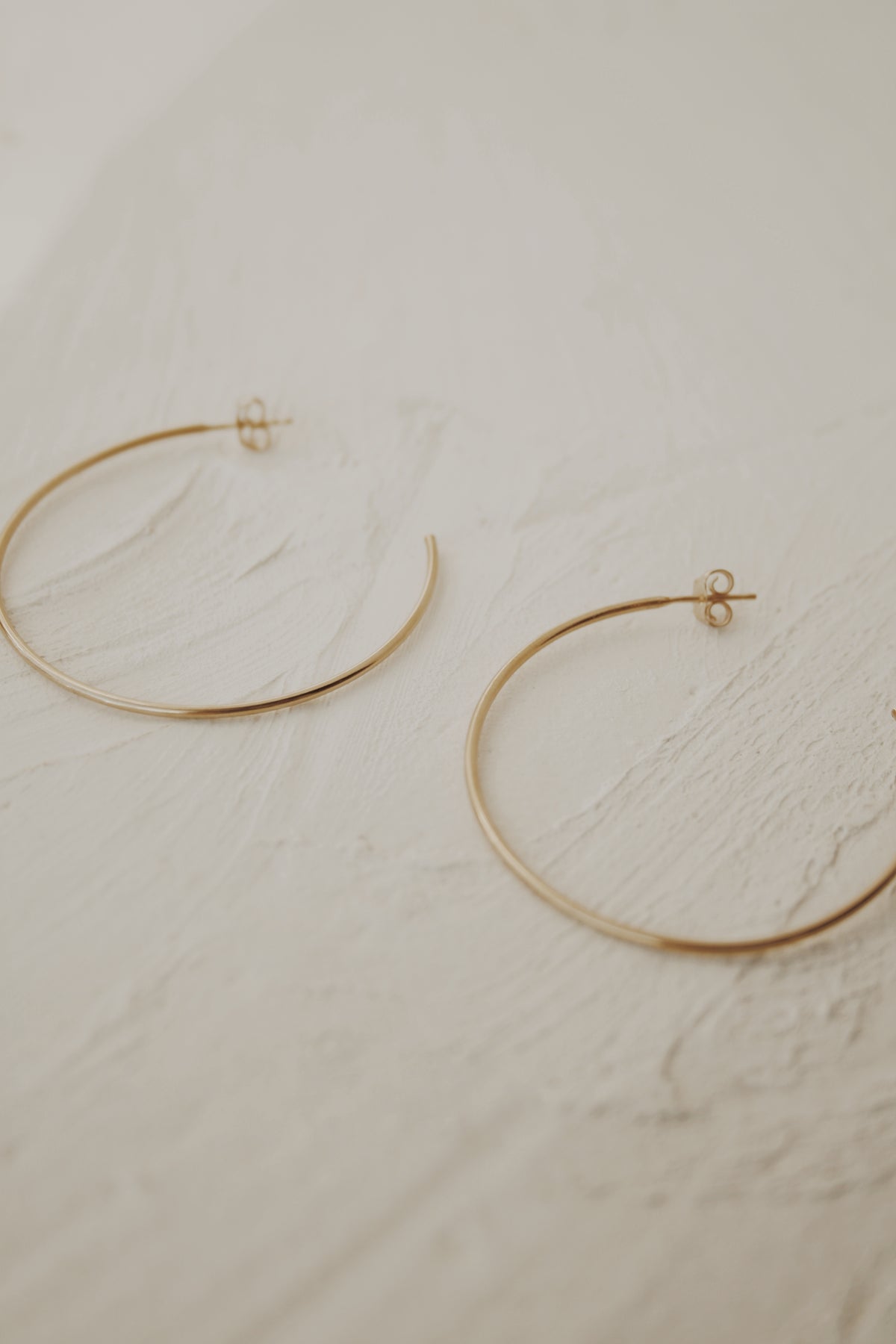 Amalie Large Hoop Earrings- Gold Filled