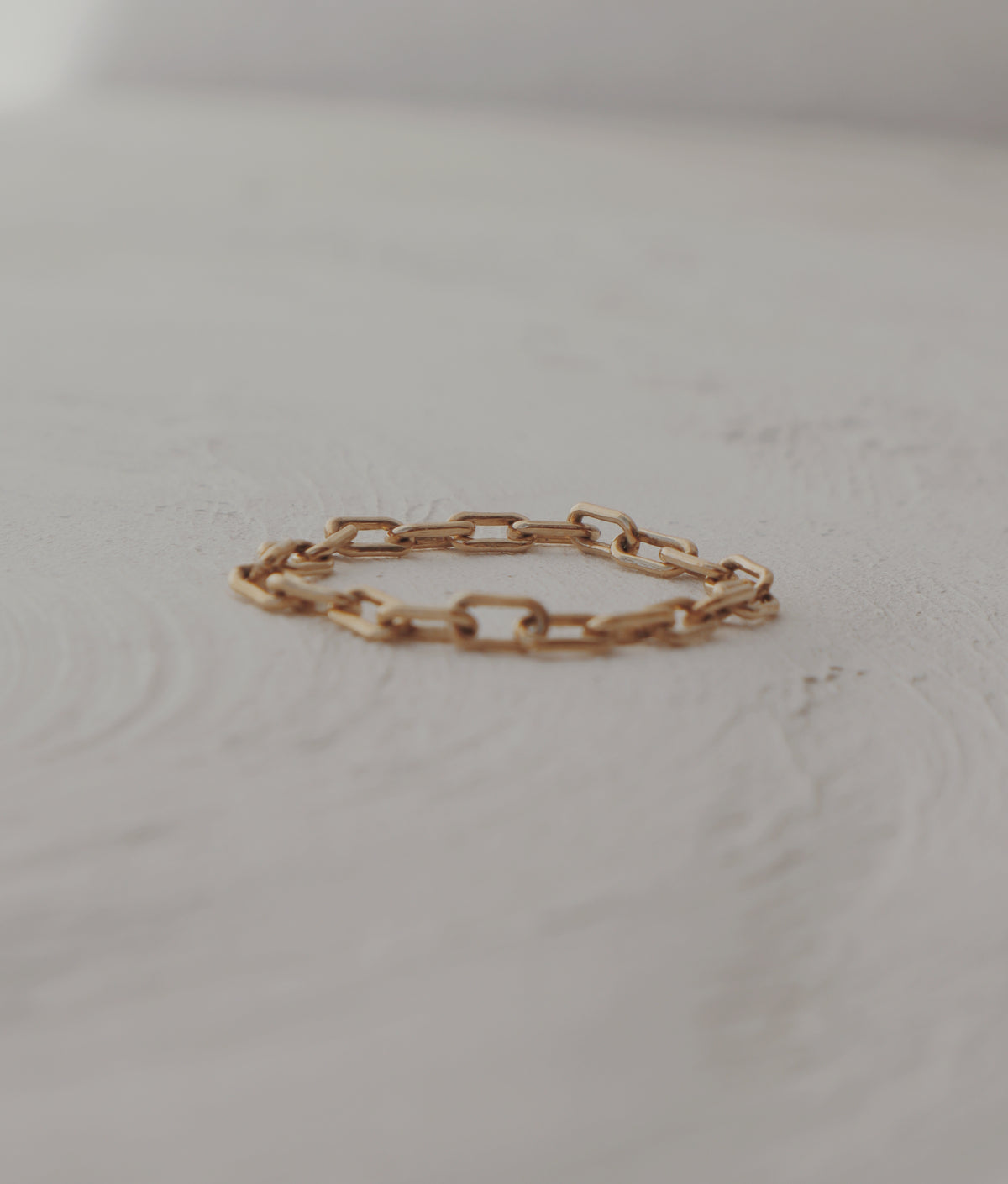 Gold Filled Paperclip Ring