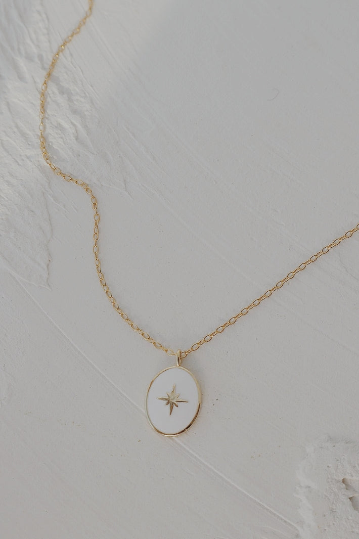 Enamel Star Necklace