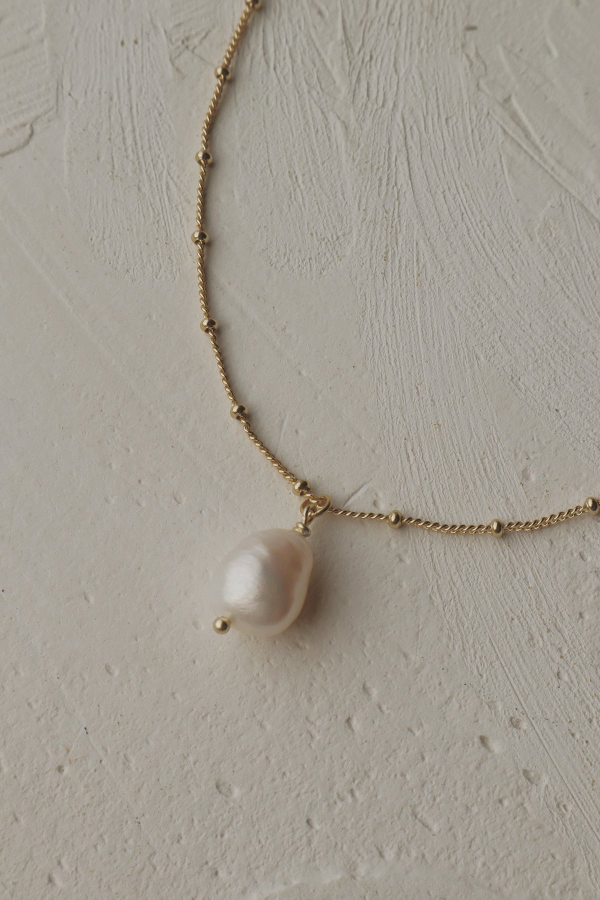 Sinclair Pearl Necklace- Vermeil