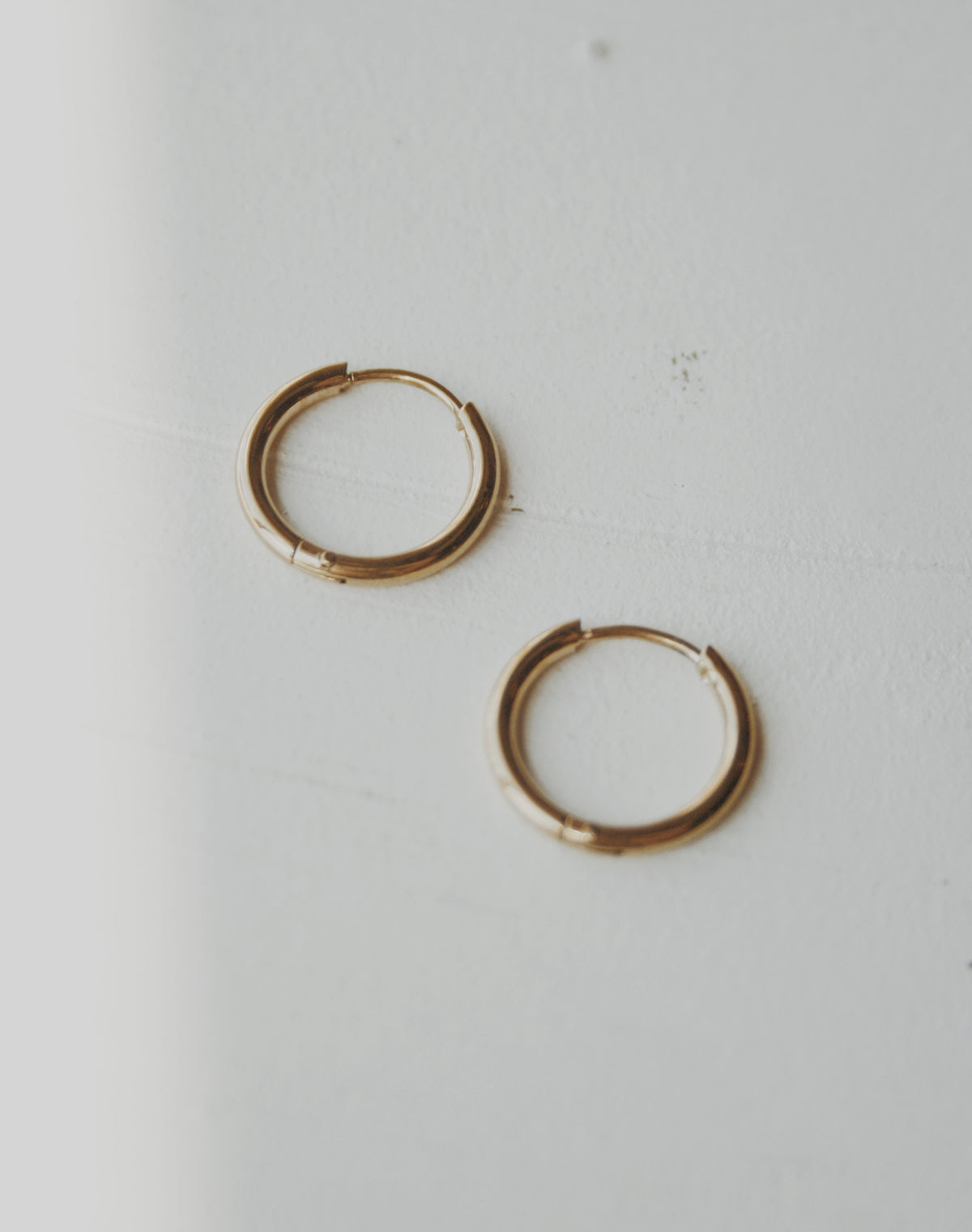 All Summer Long Huggie Hoop Earrings - Gold