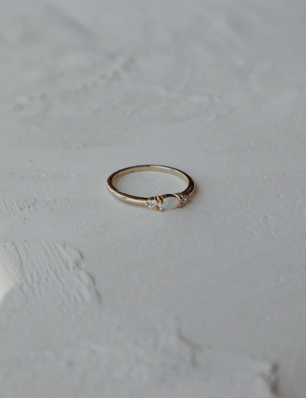 Vermeil Opal Ring