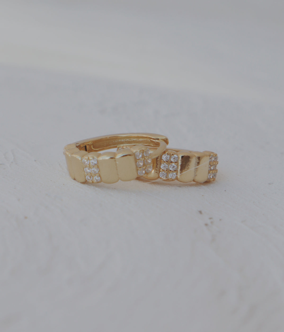 Sibyl Huggie Hoop Earrings