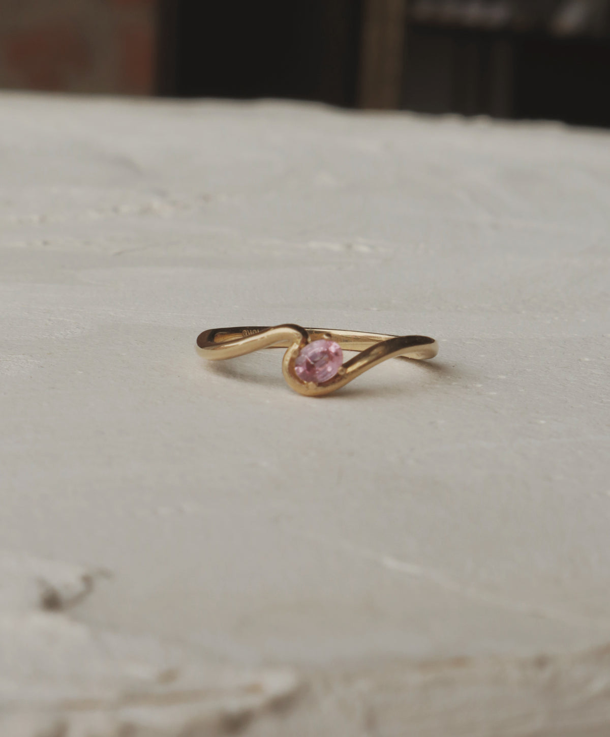 10k Mara Pink Sapphire Ring