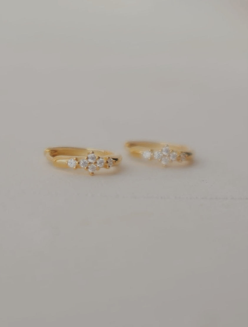 Stella Huggie Hoop Earrings
