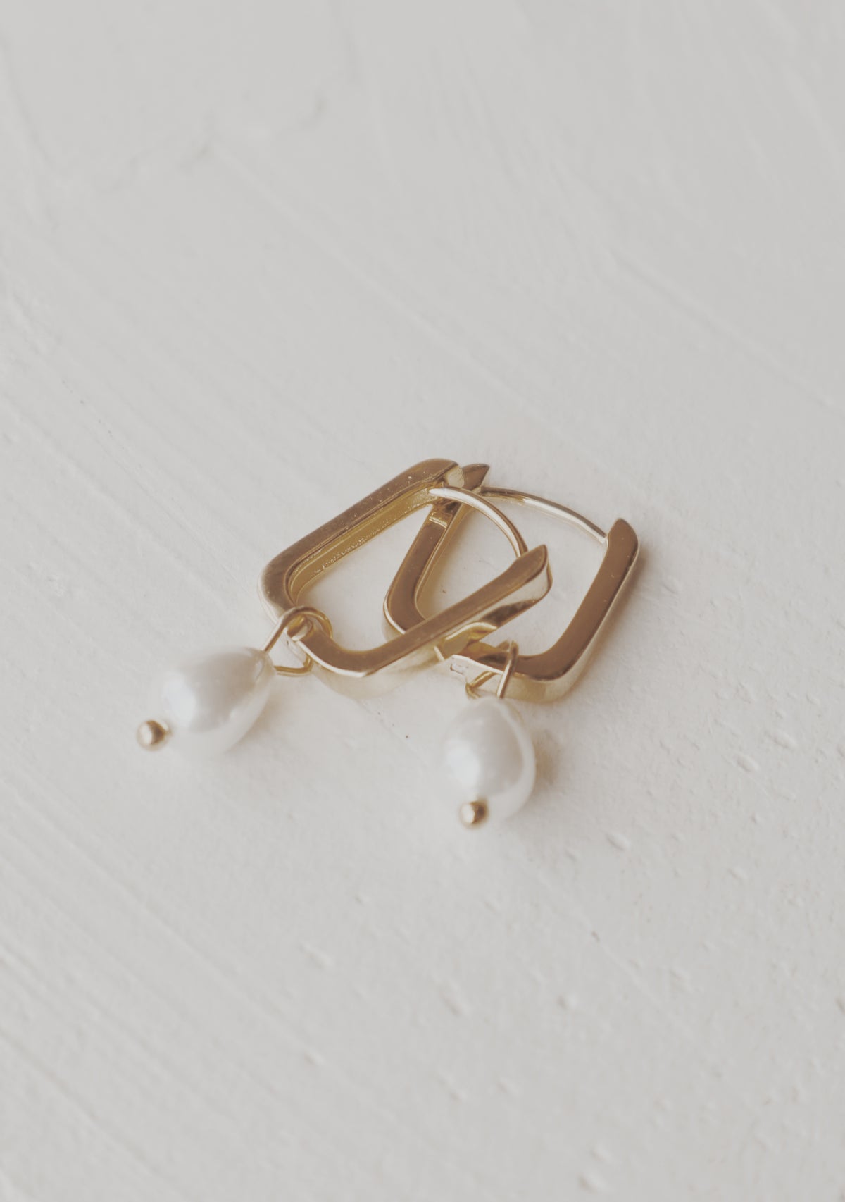 Nava Pearl Hoop Earrings