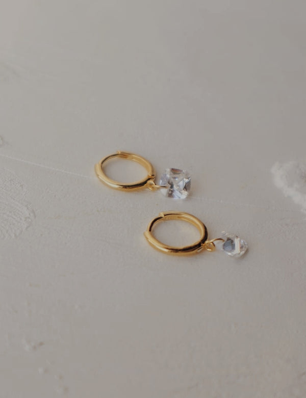 Serena Huggie Hoop Earrings