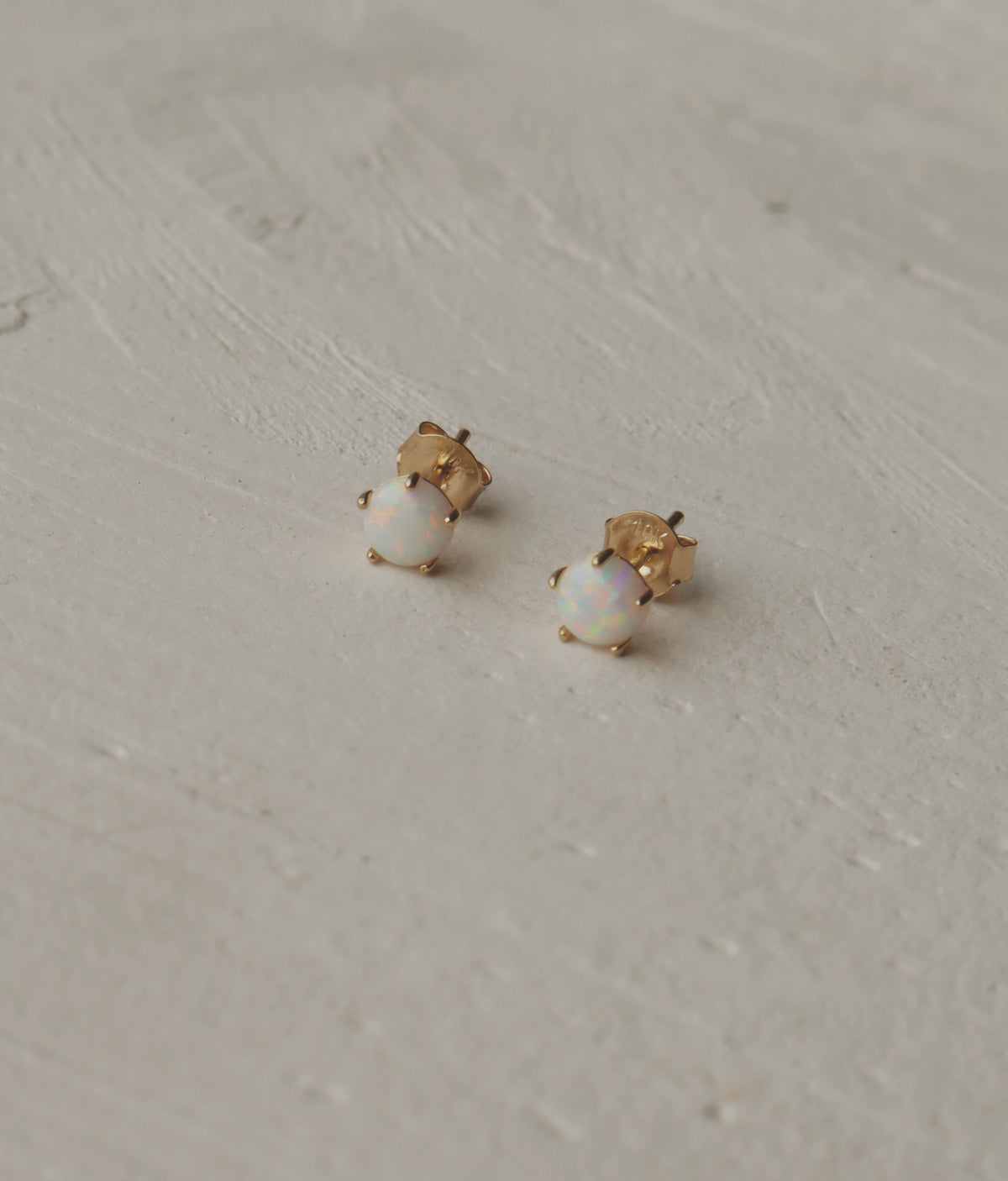 10k Opal Stud Earrings