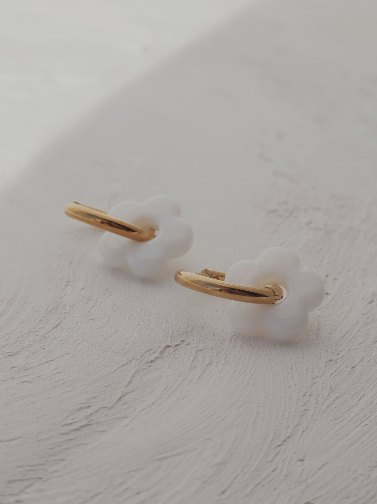 Sugar Cookie Huggie Hoop Earrings