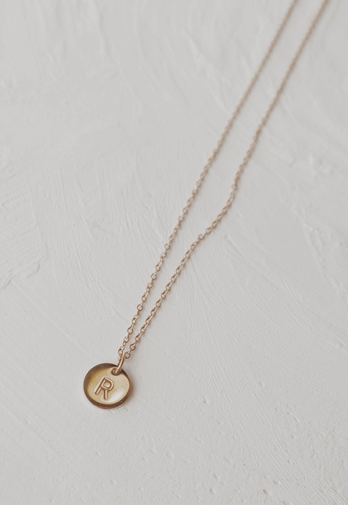 Letter Pendant Necklace