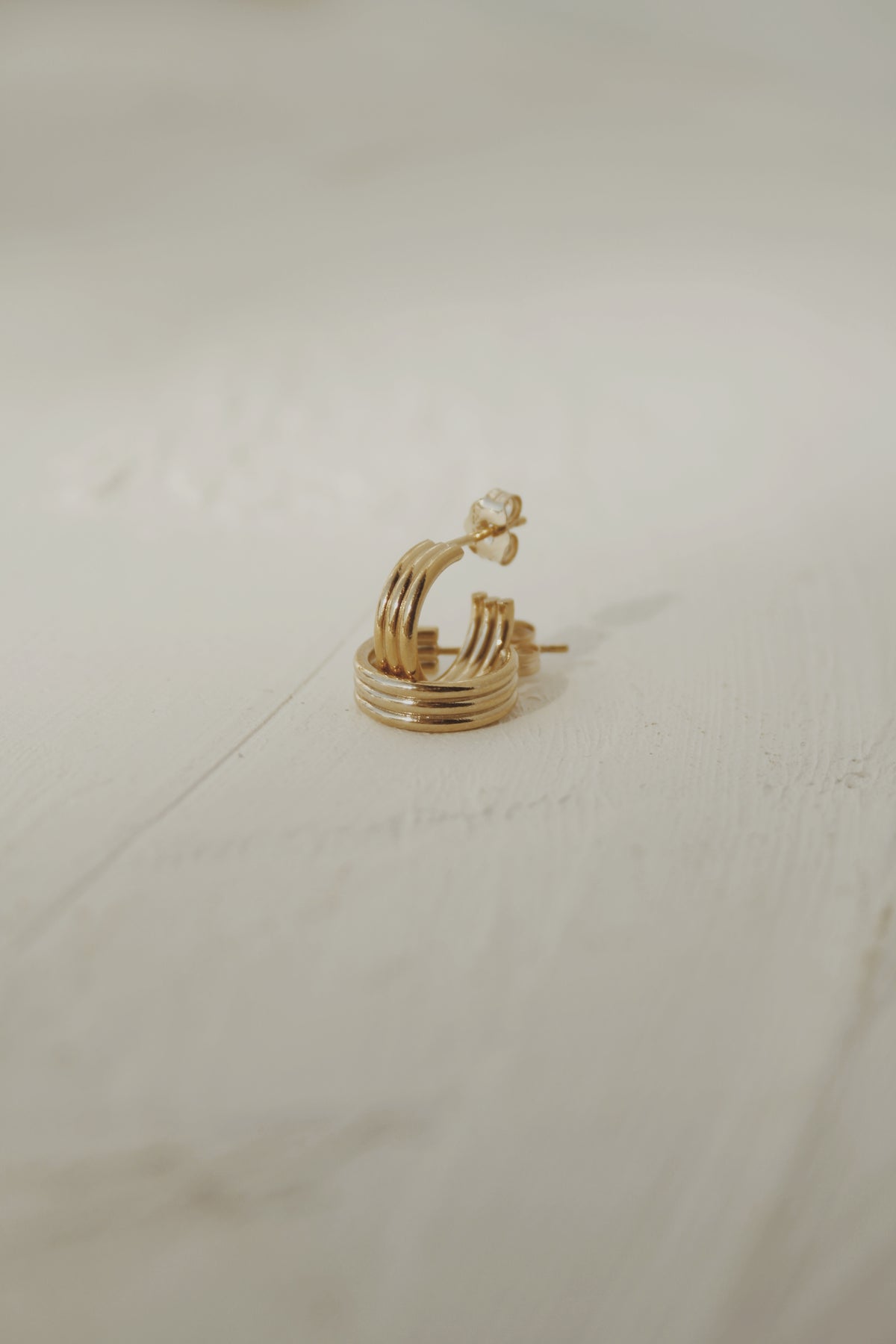 Zella Hoop Earrings- Gold Filled