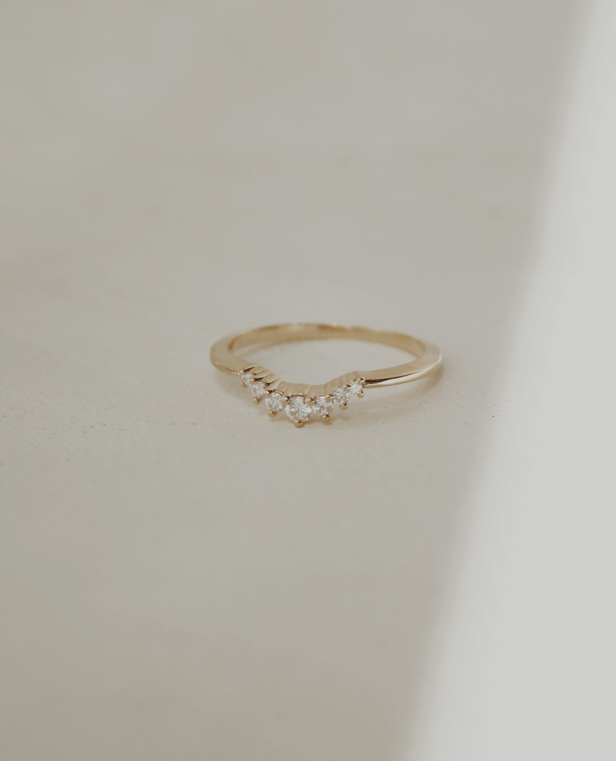 Polly Contour Wedding Ring
