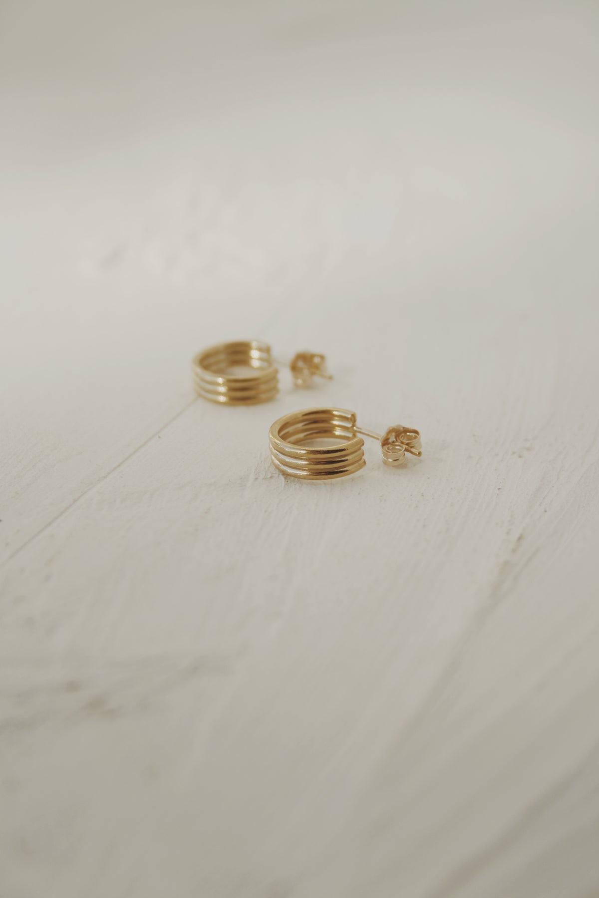 Zella Hoop Earrings- Gold Filled