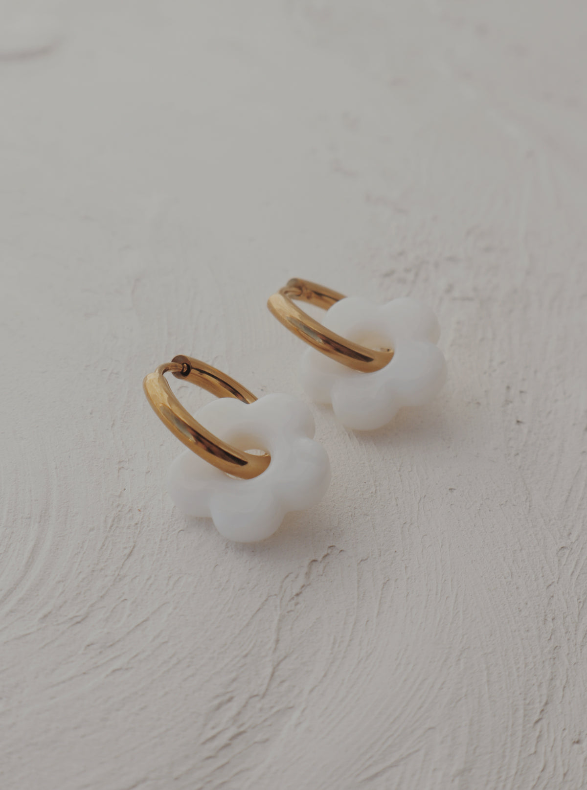 Sugar Cookie Huggie Hoop Earrings